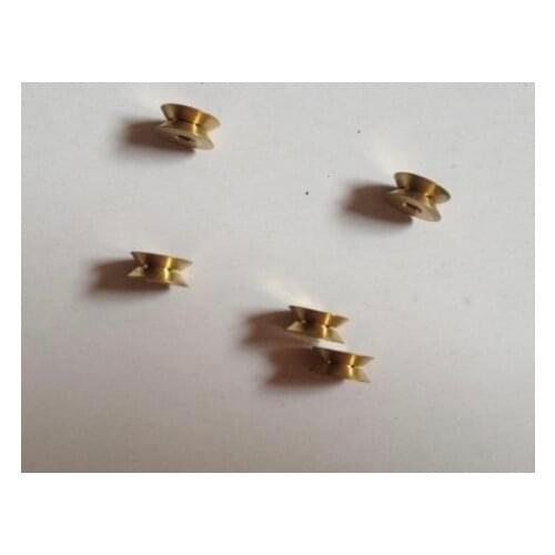 10Pieces/Lot 2mm*8mm*3mm Copper Head Small Motor Shaft Pulley Wheel