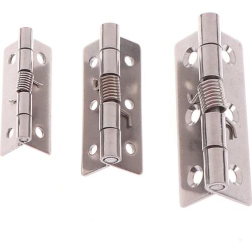 2/2.5/3 Inch Long Stainless Steel Self-Closing Corner Spring Draw Door Hinge Hardware And Furniture Mini Micro Hinge