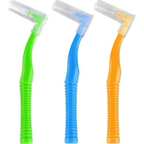 20PCS Braces Tooth Brush Angle Interdental Brushes Between Teeth–Braces Cleaner Oral Hygiene Tooth Cleaning Tools TSLM1