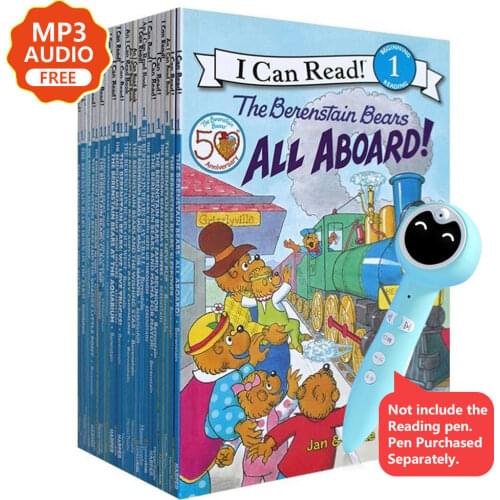 25 Books/set I Can Read Phonics Books My Very First Berenstain Bears English Picture Story Book for Children Kids Reading Book