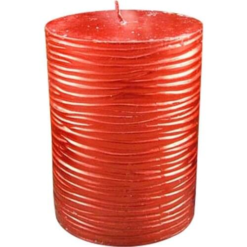 3D Thread Cylindrical Candle Silicone Mold DIY Handmade Soap Mould