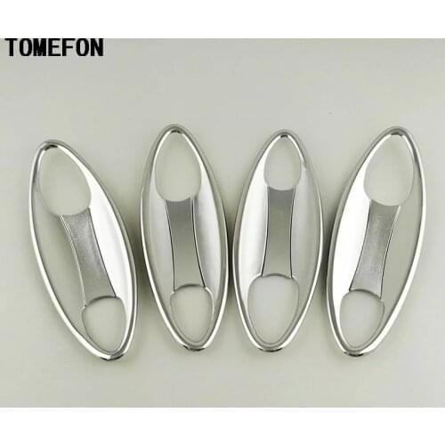 4pcs For Chevrolet Cruze 2016 2017 Holden Astra Chrome Exterior Door Handle Handrail Bowl Accessories Trim Car Styling