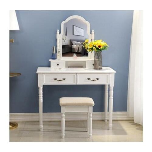 American dressing table bedroom modern minimalist ins net red dressing table multifunctional small apartment mini dressing table