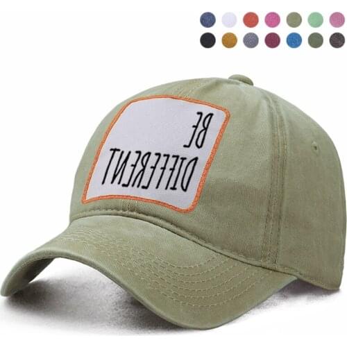 Be Different Creative Baseball Cap Dad Solid Trucker Snapback Casquette Hat Woman Berets Ponytail Bone Caps Gorras Brand Hats