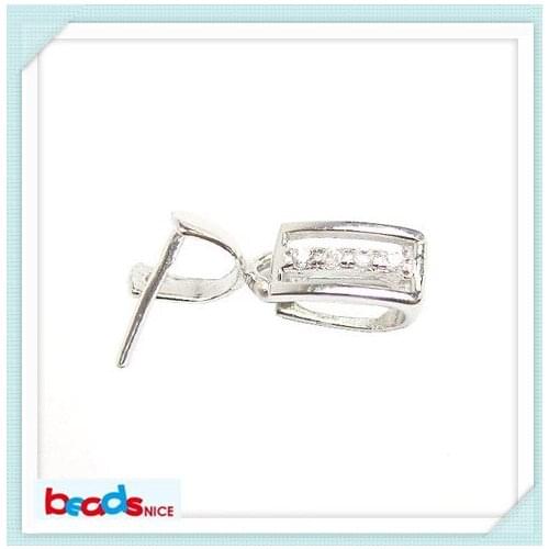 Beadsnice ID25876 pendant clips 4.5x2.5x7mm pinch clip bail pendant connectors pendant findings