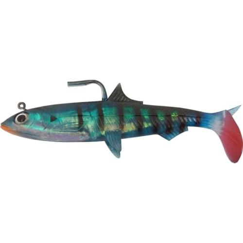 Free shipping 3pcs/lot 12cm 27g lead soft lure artificial fishing bait pike lure swimbait fishing tackle