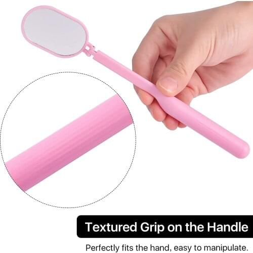 1 PCS Large Lash Mirror for Eyelash Extension Supplies Upgraded Light-weight Folding Eyelash Mirror for Lash Extensions