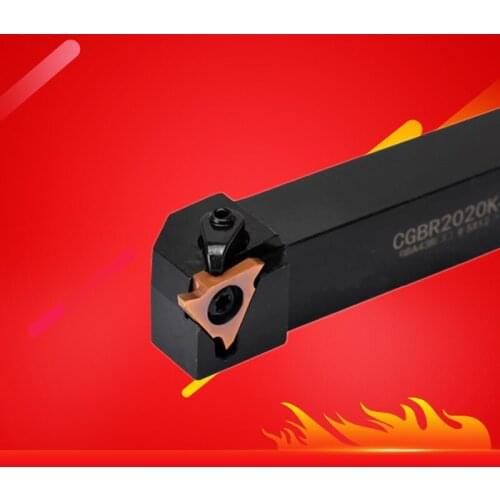 CGBR1616H32 CGBR2020K32 CGBR2525M32 External Grooving Tool Holder For Lathe Machine CNC Cutting Turning Tool Set Holder