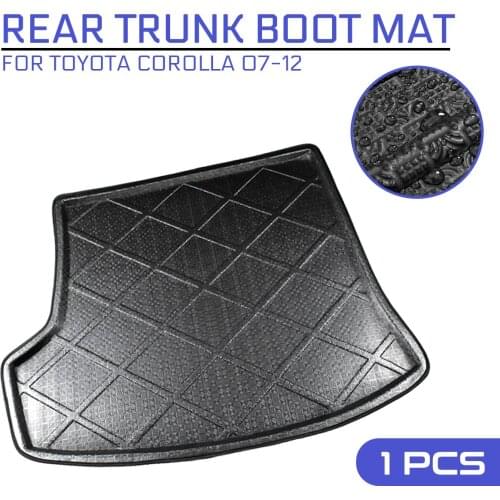 For Toyota Corolla 2007 2008 2009 2010 2011 2012 Car Floor Mat Carpet Rear Trunk Anti-mud Cover