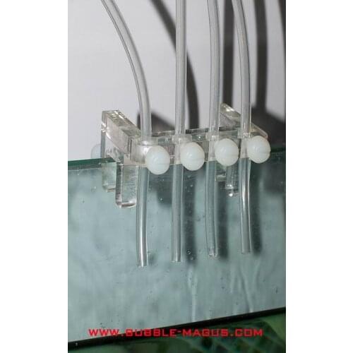 Aquarium Dosing Pump Air Soft hose Fixture Holder reef tank 5 tube Buret Rack Pipe Hanger clamp aquario bracket mount Manifold