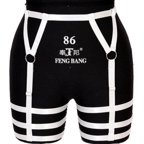Goth harness Garters For Stockings