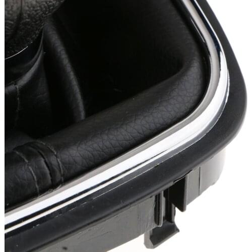 5- Gear Shift Knob Gaitor Boot Leather For VW Golf 4 Bora MK4