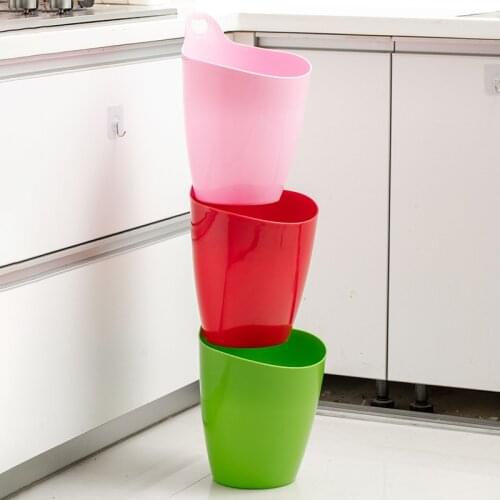 7.5L Trash Bin Dustbin Can High Quality PP Waste Bin Home Office Trash Can Garbage Bin Dust Bin Plastic Storage Bucket