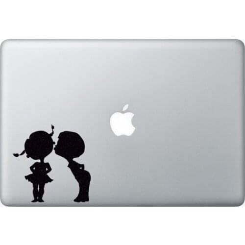 Sweet Romantic Kiss Switch Sticker Laptop Window Decals Posters Car Art Mural Removable Vinyl Decals Stickers S-871