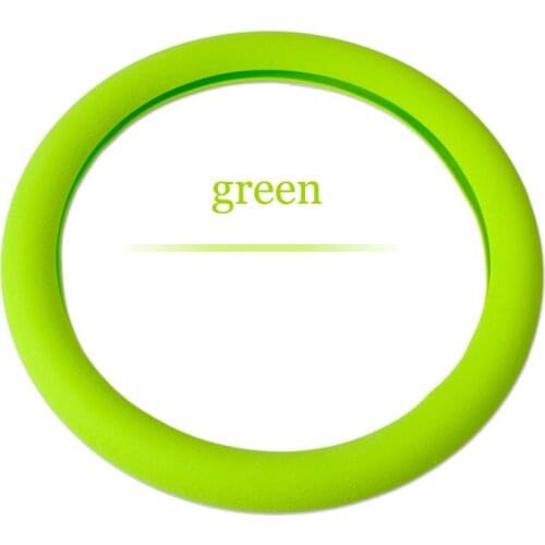 Soft Silicone Steering Wheel Cover Shell Skidproof Odorless Eco Friendly for Peugeot 206 207 208 301 307 308 407 2008 3008 4008