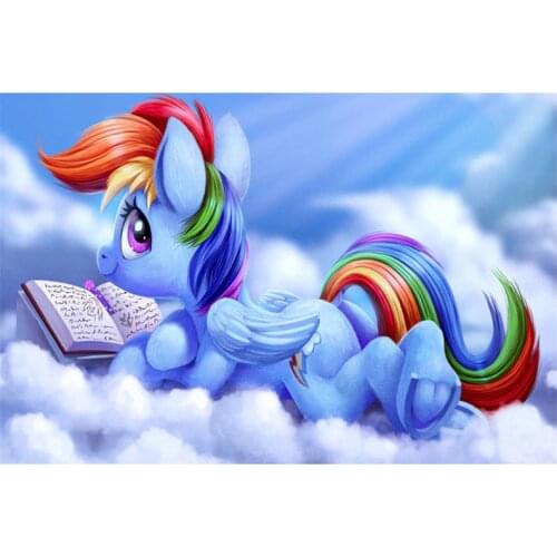 Full Square Round Drill 5D Diy Little Pony diamond painting Cross Stitch 5D Diamond Embroidery Kits home decorationZP-1824