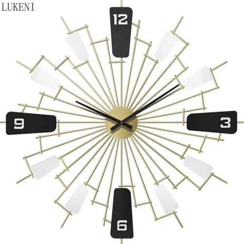 Wall Clocks Living Room Creative Modern Simple Clock Personality Household Fashion Minimalist Art Deco Nordic Wall Clocks