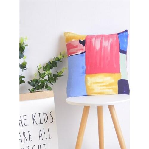 Printing Cushion Cover 45x45 Polyester Pillowcase Decorative Sofa Cushions Pillowcover Home Decor