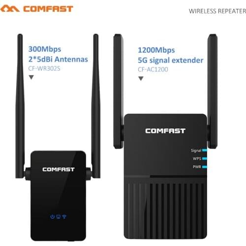 Long Range Extender 802.11ac Wireless WiFi Repeater Wi Fi Booster 2.4G/5Ghz Wi-Fi Amplifier 300/1200 M Wifi router Access point