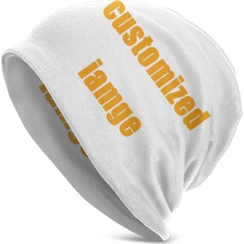 NOISYDESIGNS Custom Women Men Unisex Knitted Winter Cap Casual Beanies Hip-hop Hat Customized Dropshipping Personality