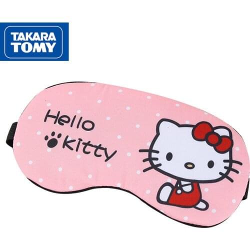 TAKARA TOMY cute cartoon Hello Kitty sleep shading can be iced hot compress comfortable and breathable personalized eye mask