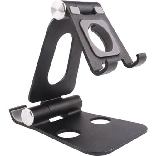 50pc Foldable Desk Mobile Phone Holder Stand Aluminium Alloy Metal Tablet Stand Universal Holder for iPhone 8 X 7 Samsung Galaxy