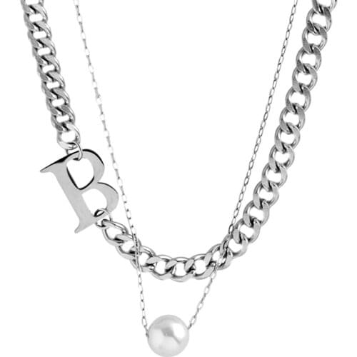 Snap Button Pearl Necklaces For Women