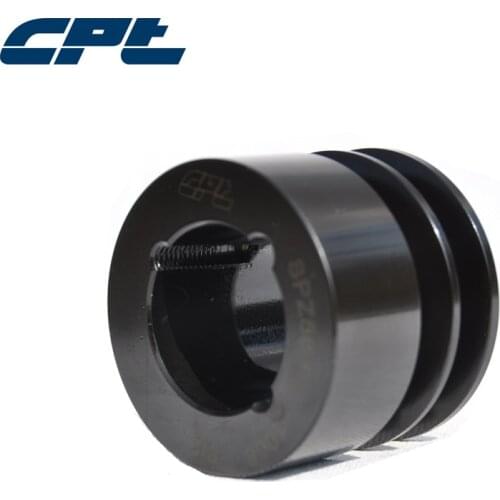CPT SPZ steel mini pulley, solid type, 60mm outside diameter, match with 1008 taper bush, pulley code CP049898
