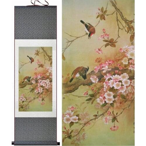 Birds and flower Traditional Chinese Art Painting birds and flowers picturesPrinted painting