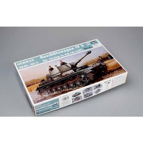 Trumpeter 00374 1/35 Geschützwagen IV b 10.5cm Self-propelled Howitzer Tank Kit TH06759-SMT6