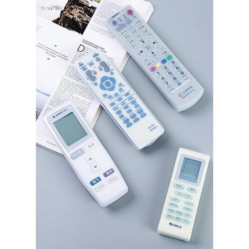 Vanzlife Transparent air conditioning remote control set of the silicone cases television board waterproof dustproof cover