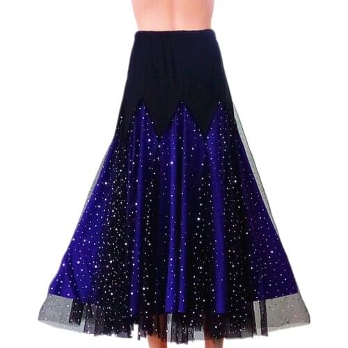 New ballroom waltz modern dance skirt ballroom dance competition skirt standard ballroom dancing clothes tango costumes