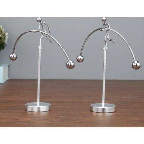 ZK20 Large/Creative Stainless Steel Balance Ball Sensory ToysFidget Spinner Toys pop Autism Stress Relieve Antistress Toys