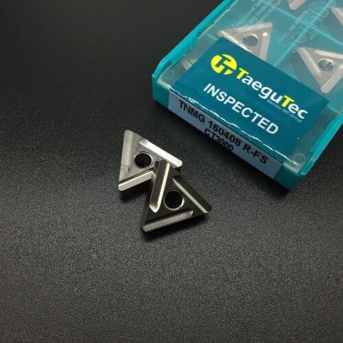 10PCS TNMG160408 R FS CT3000 TNMG331 Cermet Grade carbide inserts lathe cutter tools External turning tools CNC tools