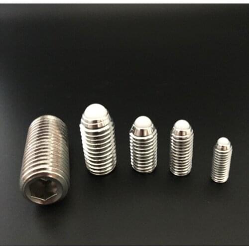 2pcs M3-M12 M16 inner hexagon tight screws gum head wave beads positioning screw spring ball head bolts locating plunger bolt