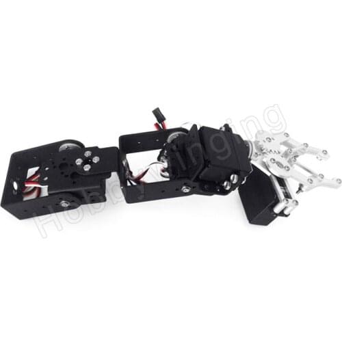 4DOF-B Robotic Arm Manipulator Robot Claw Metal Holder bracket with LD-1501MG Digital Servo Kit for Smart Car Race