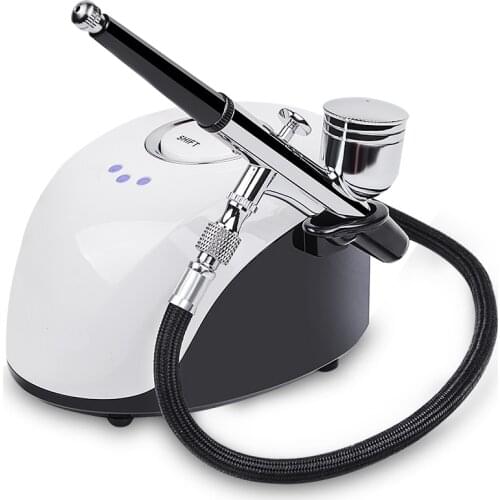 Airbrush High Pressure Water Oxygen Filling Meter Anti Aging Wrinkles Moisturizing Sprayer Nail Art Make Up Paint Spray Gun SPA