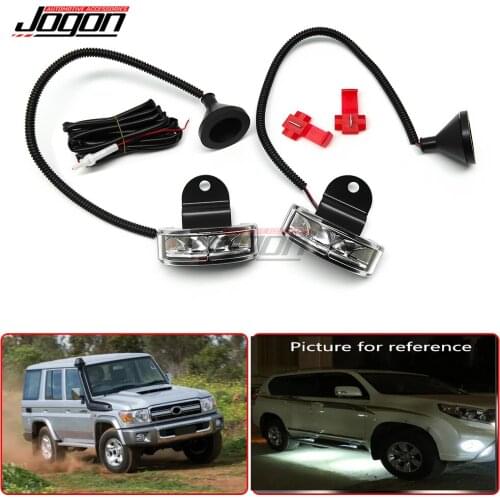 For Toyota Land Cruiser FJ70 FJ76 FJ77 FJ79 LC76 LC77 LC78 Car LED Ground Effect Ambient Light Side Skirt Lamp