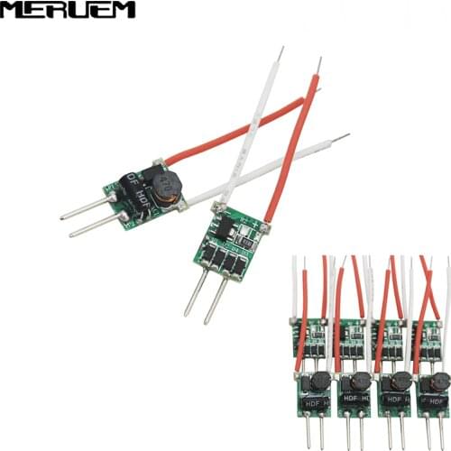 Free Shipping 10PCs/Lot 1W 2W 3W Mini Power Supply 300mA 450mA 600mA AC/DC Module 12V MR11 Led Driver Spotlight Transformer