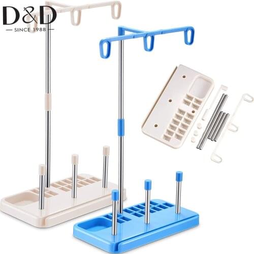 D&D 3 Spools Holder Sewing Thread Holder 3 color Light Weight Thread Stand For Domestic Embroidery Sewing Machine Accessories