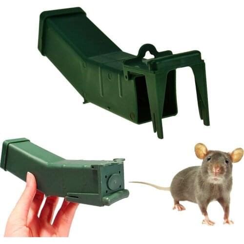 Home Rat Trap Reusable Plastic Mousetrap Rat Mouse Humane Catch Bait Mice Pest Control Rodent Trap Capture Hamster Cage I3D0