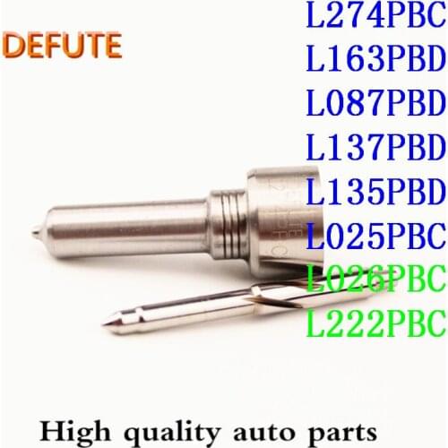 L274PBC L163PBD L087PBD L137PBD L135PBD L025PBC L026PBC L222PBC Common rail injectors nozzle for Delphi