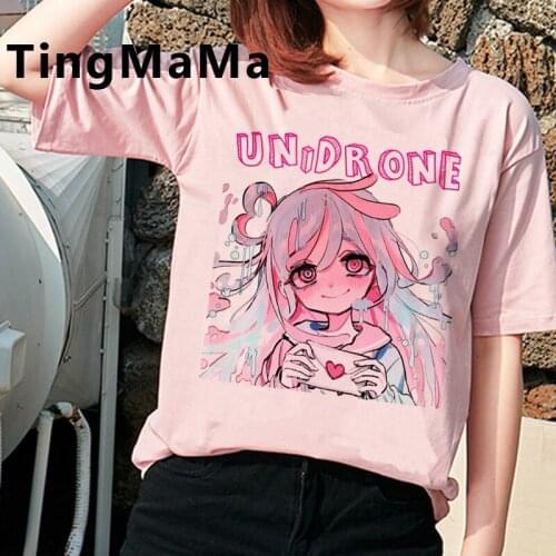 Japanese Harajuku Style Anime T Shirt Women Kawaii E-girls Punk T-shirt Aesthetic Tshirt Cartoon Girl Graphic Tees Unisex Female