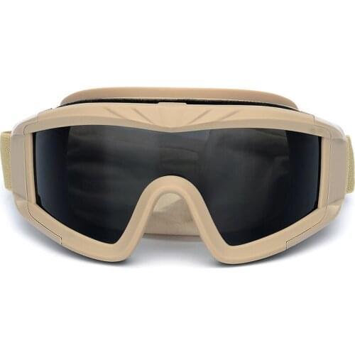 KKMOON Military Airsoft Tactical Goggles Shooting Glasses Motorcycle Windproof Wargame Goggles