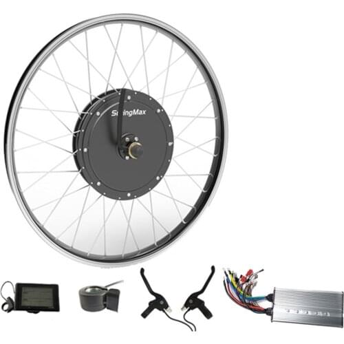 26 Inch 150mm 5000w Hub Motor Kit For Electric Bike, 50H magnets electric bike motor