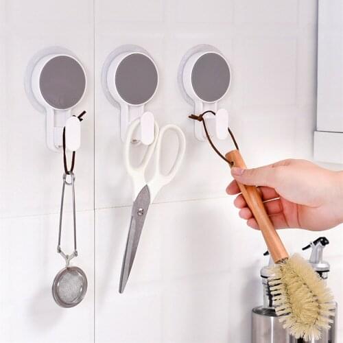 Punch Free Traceless Adhesive Hook Hanger For Bathroom Kitchen Organizer Wall Mounted Hook Strong Sticker Hanger
