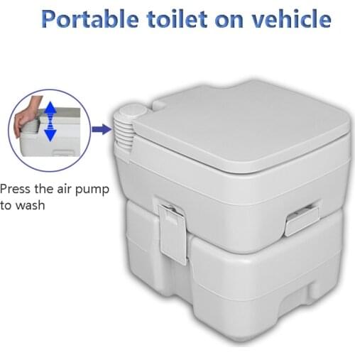 New 10L 20L Portable Toilet On Vehicle Hiking Camping caravan fishing Car Ship Outdoor WC Water Saving Mobile Convenient