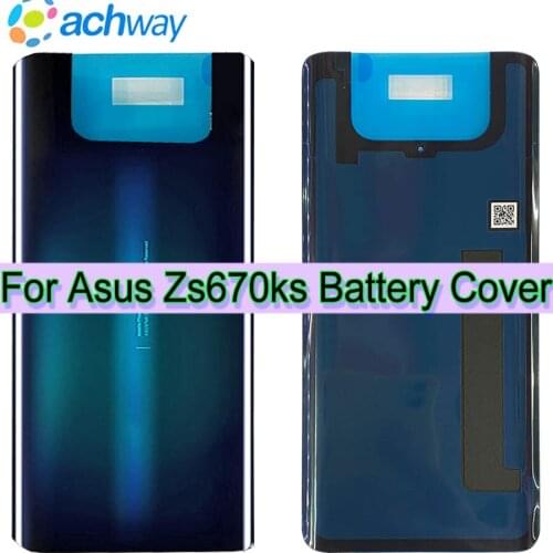 New ORIGINAL Cover 6.67" For Asus Zenfone 7 ZS670KS Back Battery Cover Housing For ASUS ZS670KS Back Battery Cover