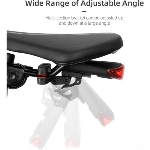 Safety Warning Bicycle Rear Light Bicycle Wireless Remote Control Tail Light Rechargeable Anti-Theft Warning Light