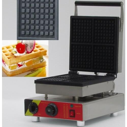 Four slices commerical electric waffle maker ,waffle baker, rectangle shape waffle iron,waffle machine